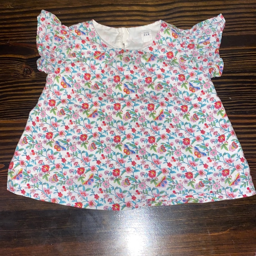 Baby Gap 5T floral top